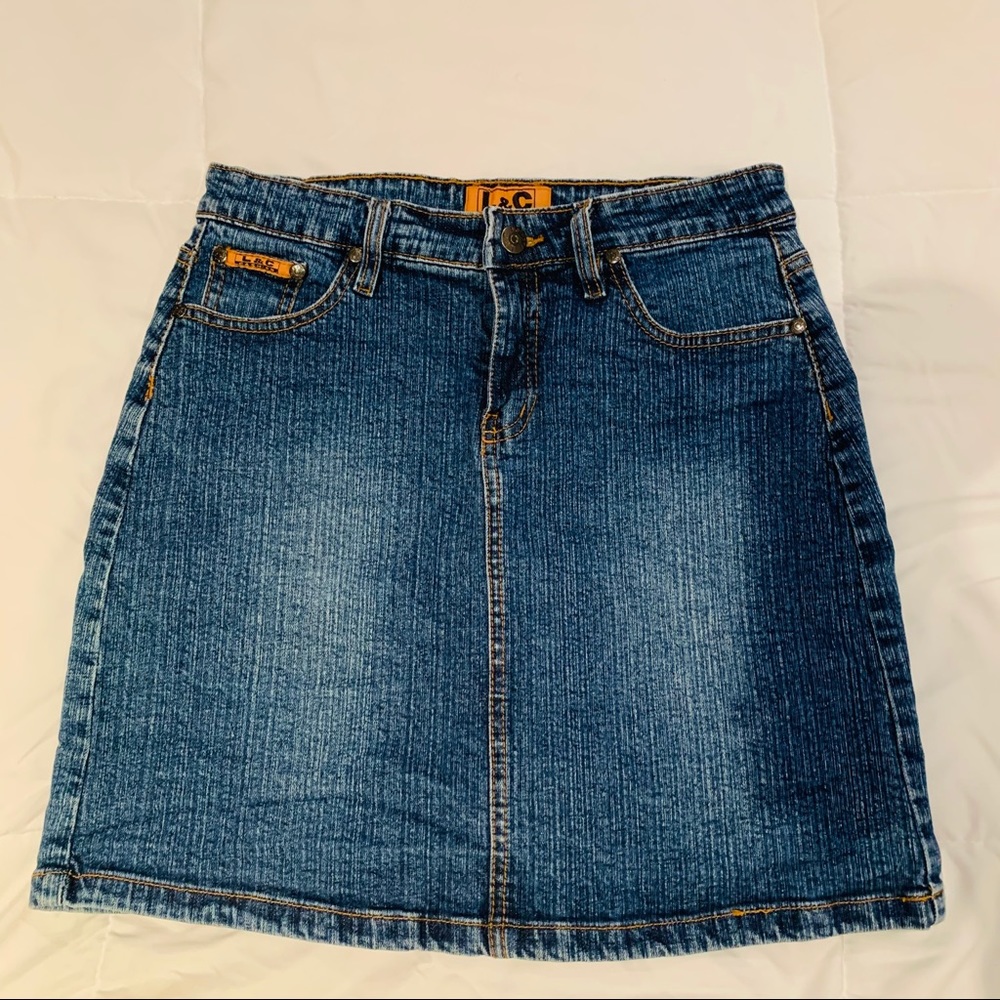 L&C Fashion denim mini skirt size 9